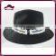 Wool felt panama hat with Fringe Tassel trim