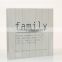 Hot sale new product square picture with letter for wall hanging