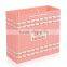 lovely pink happy holiday kraft paper bag