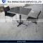4 Chairs Modern Grey Artificial Marble Table Top for Restaurant