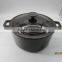 black enamel cast iron casserole, cast iron roaster, porcelain enameled cookwares, cast iron enamel coat pots, cast iron woks,