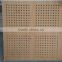 square hole perforated gypsum board tile
