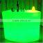 Modern PE Plastic Bar counter Set high bar cocktail table white plastic LED Furniture led bar table