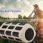 2015 Popular small round mini speaker bluetooth 7000MAH power band speaker for camping From BSCI manufacturer