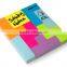 Cheap puzzle shape sticky notes custom sticky notes printing logo printing