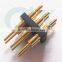 6pin connector spring brass plunger pogo pin pogo pin connector for smart watch