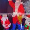 White And Blue 3d Led Acrylic Outdoor Acrylic Santa Claus