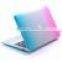 rainbow notebook rubber sleeve for macbook pro 13.3