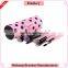 2016 Cute Professional 12 pcs Pink makeup brushes sets with portable cup holder case