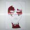 Custom Halloween clown temporary rhinestone makeup face tattoos day of death waterproof face tattoo sticker manufacturer