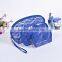Pink lace clear pvc Cosmetic Bags (FLY-EL0114)