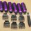 Professional ceramic detachable round hair brush comb set for styling change size
