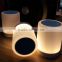 Music mini bluetooth speaker with light lamp for travel outdoor activities smart music light