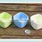 ceramic mini colorfull square flower pot in square design