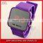 China wholesale 2015 sport style silicone wrist band mirror fashion watch