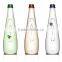 mini small empty square glass wine bottle