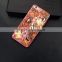 high end luxury Color pattern saffiano leather cell phone cover case for iphone