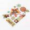 Customized transparent flower epoxy sticker