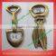 Souvenir metal bottle openers with epoxy done
