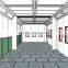 JF furniture painting booth furniture spray booth cabinet spray booth