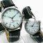 Alloy case genuine leather band fashion love watch for 2016 Valentine 's day project