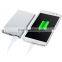 6000mAh Metal Power Bank Charger Dual USB Output Shake Control for iPhone/for Samsung/for Sony/for HTC/for Xiaomi