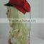 Red military officer hat role play hat Halloween parts