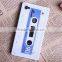 50pcs/lot 3D Retro Cassette magnetic Tape Pattern Silicone Case Back Cover For Apple iPhone 5