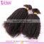 Cheap wholesale bulk hair for braiding curly unprocessed 100% human bulk hair