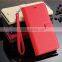 multi color Stand PU Leather Wallet Case Cover mobile phone cover