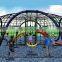 High quality multifunction children slide and swing outdoor amusement equipment