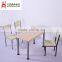 Simple solid wood dining table