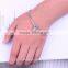 X240 Handcraft S925 Sterling Silver Personalized Paved Crystal Zircon Heart Angel Wing Charm beads