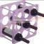 6 wine bottles acrylic liquor display shelves