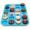 Large Silicone Mini Muffin Pan for Cupcakes , Heat Resistant up to 450 - Dishwasher and Microwave Safe Silicone Mold