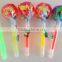 Fancy Lollipop Candy With Glow Stick / Assorted Flavour Fluorescent lollipop