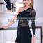2015 newest black lace mini dress sequin porn short dresses sexy mini tight