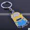 On sale Despicable Me film minions key chains/ Minions metal key rings