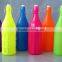 1 Litre Fluorescence Color Home Made Glass Beverage Bottle Juice Jar With Clip Lid