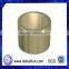 Manufacturing Custom CNC Turning Flanged Oil Grooved Brass Bushing