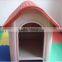Custom dog plastic house HDPE easy assembly pet carrier waterproof