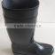 cheap black pvc working rain boots