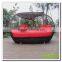 Audu unique weave outside round rattan outdoor bed