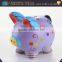 Wholesale hand paint ceramic money box in pig shape