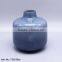 Mouthblown Glass Flower Vase, Narrow Mouth Vase