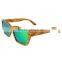 Fashiona style unisex handmade retro zebra wood sunglasses