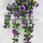 Artificial rattan plant, plastic hanging plant,silk fake flowers ivy plant