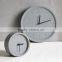 Mini Plain concrete table decoration bare concrete desktop clock