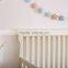 Classical French Style Happy Kids Antique White Solid Wood Carving Baby Crib, Classic European Style Kids Furniture BF11-02274c