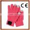 Fashion touch screen colorful mobile phone touch smartphone driving glove gift for men women winter warm gloves